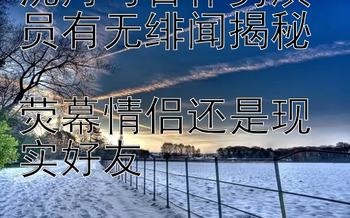 沈月与合作男演员有无绯闻揭秘  
荧幕情侣还是现实好友