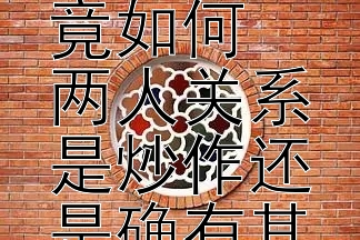 宋祖儿与阮经天绯闻真相究竟如何  
两人关系是炒作还是确有其事